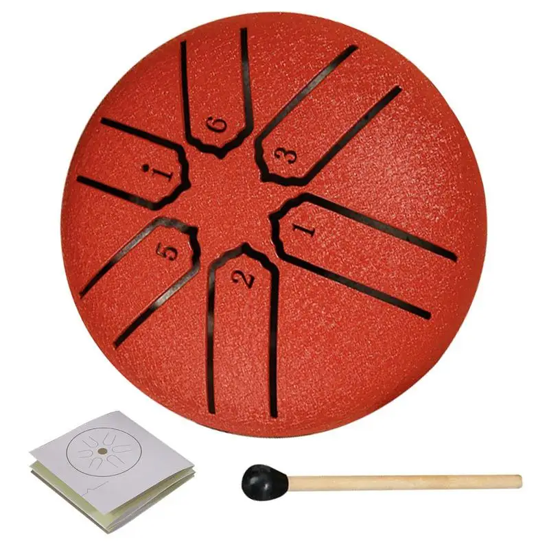 Rain Drum For Kids Garden Kids 3 Inches Steel Tongue Drum Beginners-Friendly Percussion Instrument For Young Music Lovers For