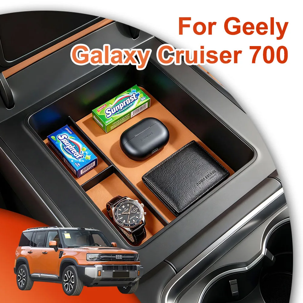 Handrail Box Partition Storage Box Fit For Geely Galaxy Cruiser 700 Central Control Refrigerator Storage Box Car Supplies