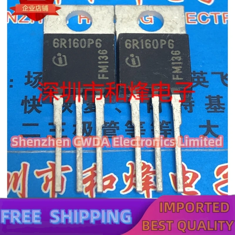 10PCS-20PCS  6R160P6  IPP60R160P6   TO-220 650V 68A  In Stock Can Be Purchased