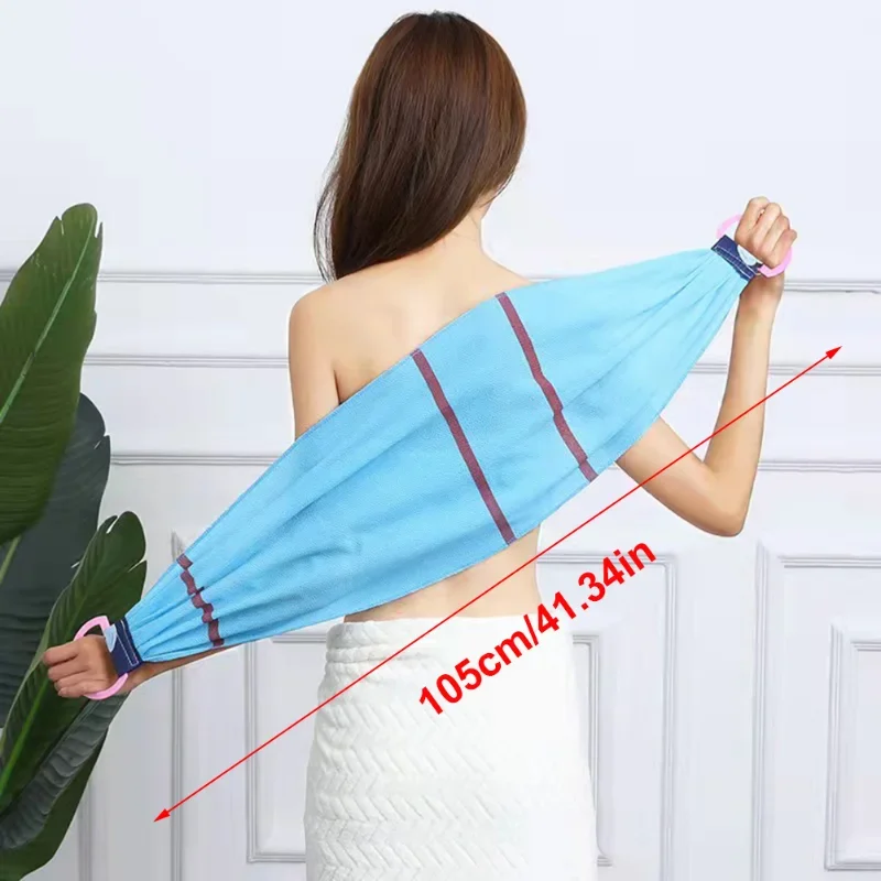 90 \ 105Cm Douche Exfoliërende Rug Schrobber Badriem Diep Modder Schoon Koreaans Body Washandje Japans Achter Scrub Trekbandje