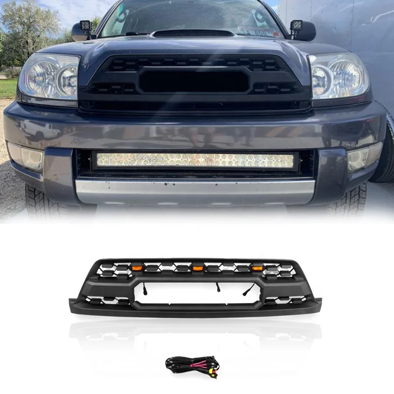 

Spedking Hot sale 2002-2005 accessories body kit car parts grille with light for 4runner