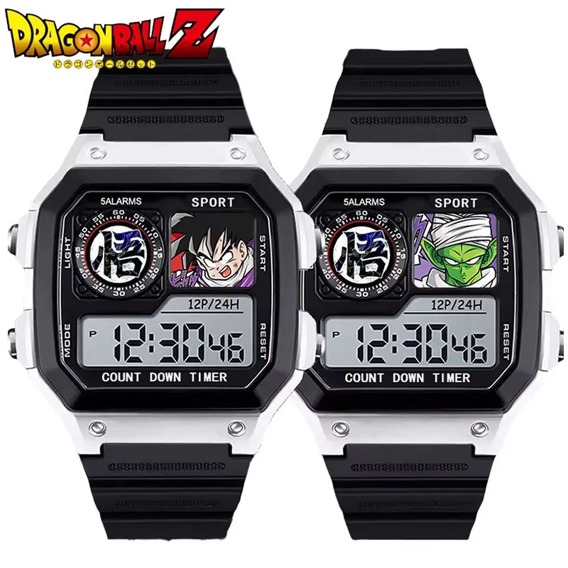 Dragon Ball Electronic Watch Wristwatch Birthday Gifts Anime Guku Super Saiyan Waterproof Electronic Watch Toys For Children