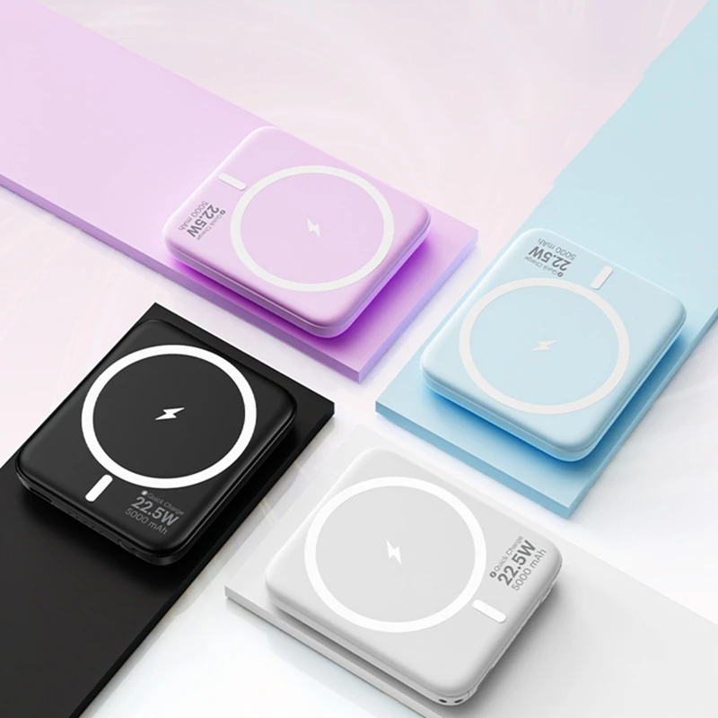 100000mAh بنك الطاقة اللاسلكي المغناطيسي PD 22.5 واط شاحن سريع بطارية خارجية محمولة آيفون سامسونج هواوي 2026 جديد #6