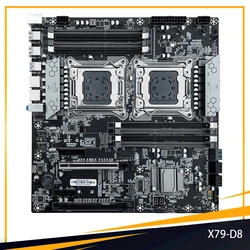 X79 X79-D8 For JGINYUE LGA 2011 DDR3 512GB PCI-E 3.0 E-ATX Motherboard High Quality Fast Ship