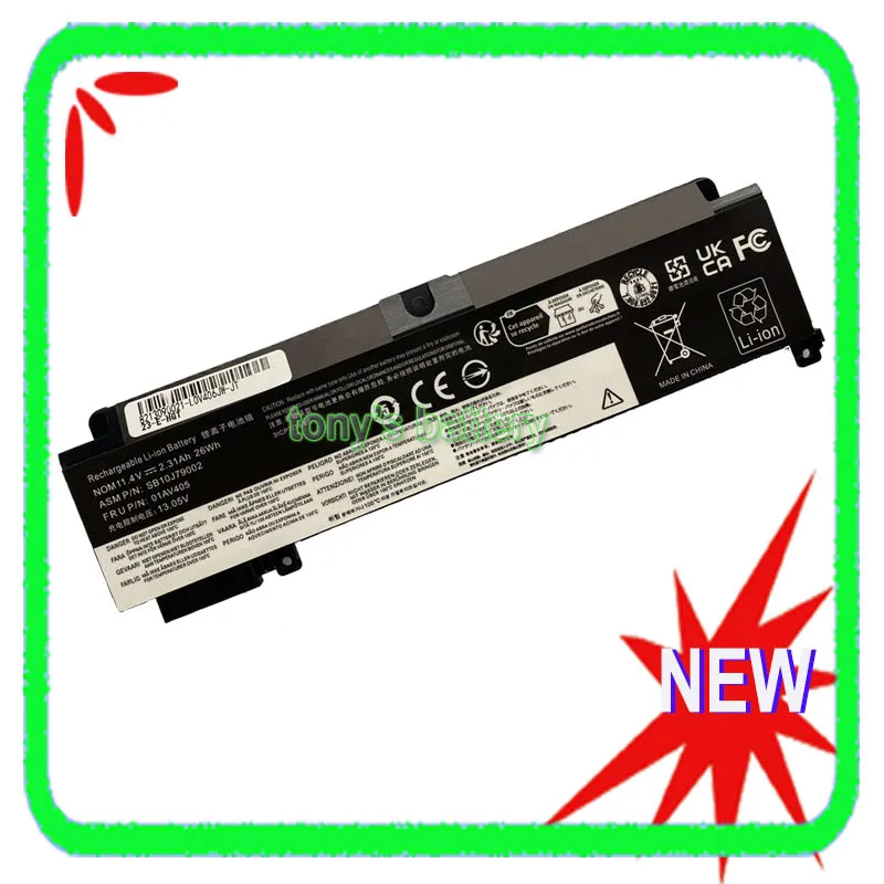 01AV405 01AV406 01AV407 00HW023 00HW022 00HW024 Battery for Lenovo ThinkPad T460s T470s SB10F46460 SB10F46461