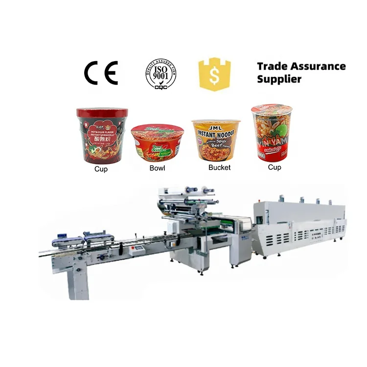 Automatic Round Bowl Instant Noodle Cup Sealing Machine Instant Noodle Cup Packing Machine