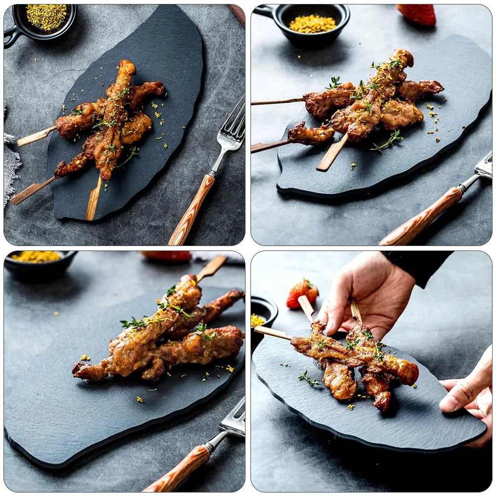 

1Pcs Plate Leaf Shape Stylish Dessert Plate for Hotel Bar Western Restaurant Kitchen Use Kitchen Supplies