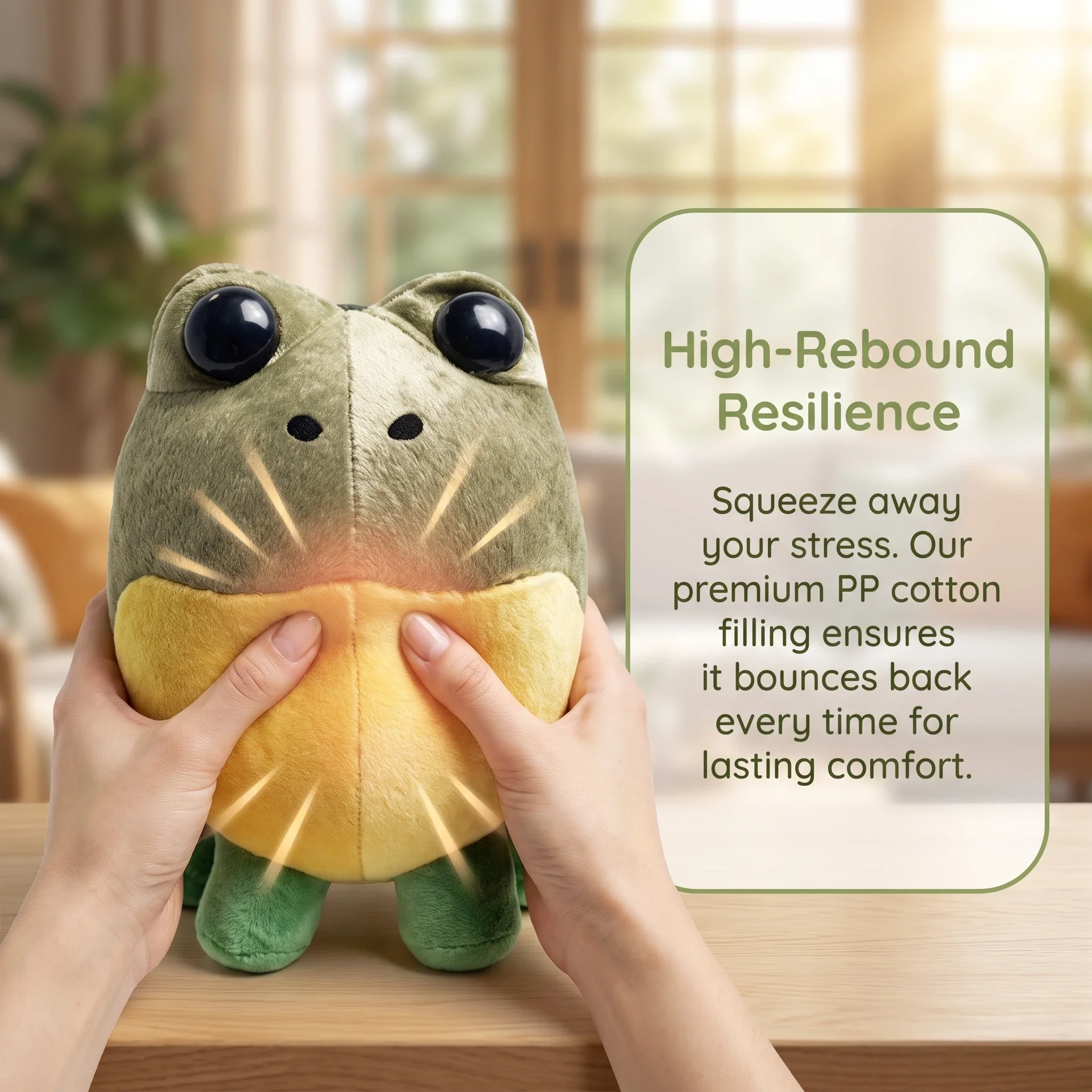 20cm Soft Big Eyes Frog Stuffed Animal Cute Multicolor Plush Frog Toy Bedroom Decor Kids Birthday Holiday Gift