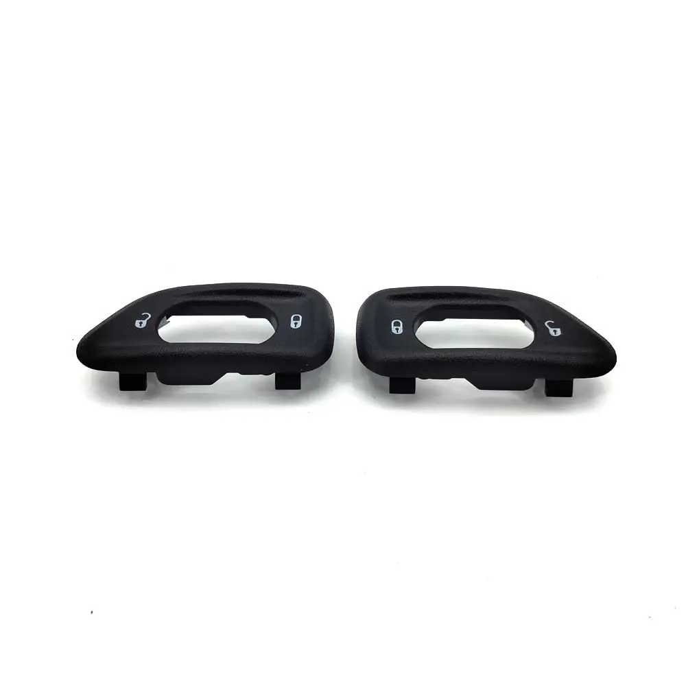 

2x Front Door Lock Switch Bezel For 11-18 Jeep Wrangler JK 68185910AA 68185911AA