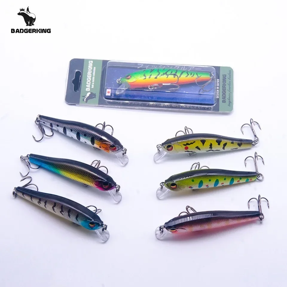 Artificial bait for fishing, hard bait, wobblers, hard, for diving, fishing, 7cm, 5.8G