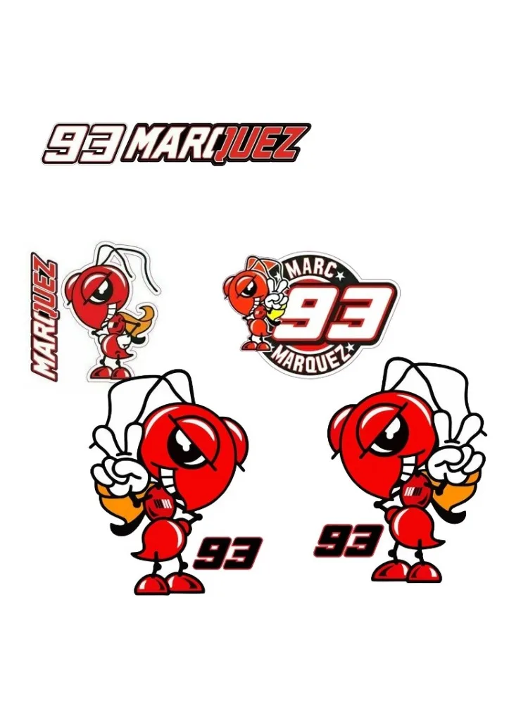 Marquez Marc 93 Sticker High Quality Car Stickers Suitable for Helmets Car Body Motorcycle Off-road Bumper Bicycle Laptops PVC