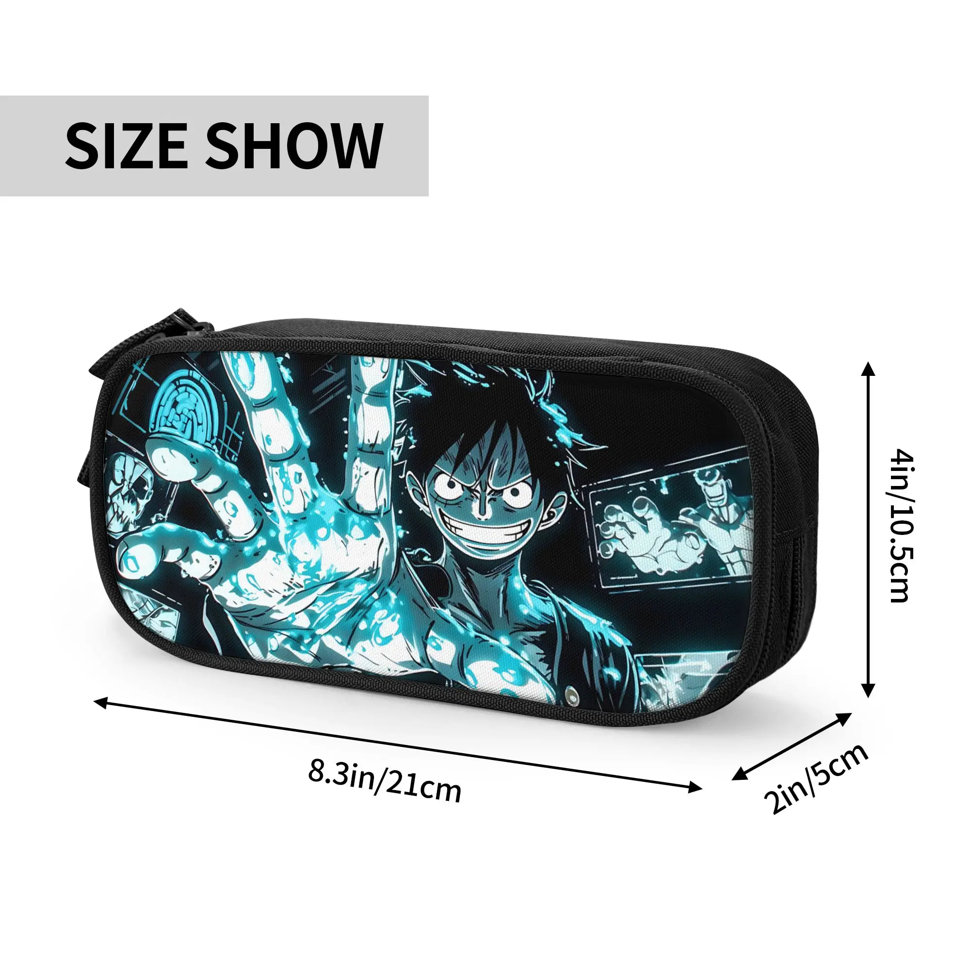 Large Capacity Bags for Child Cartoon One Piece Anime Luffy  Handheld Study Bag for Boys Gilrs Kids