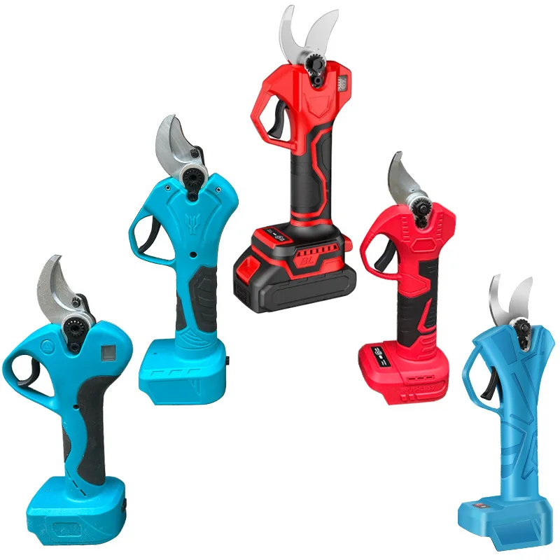 Electric pruning shears lithium battery fruit tree pruning shears garden tools high branch shears