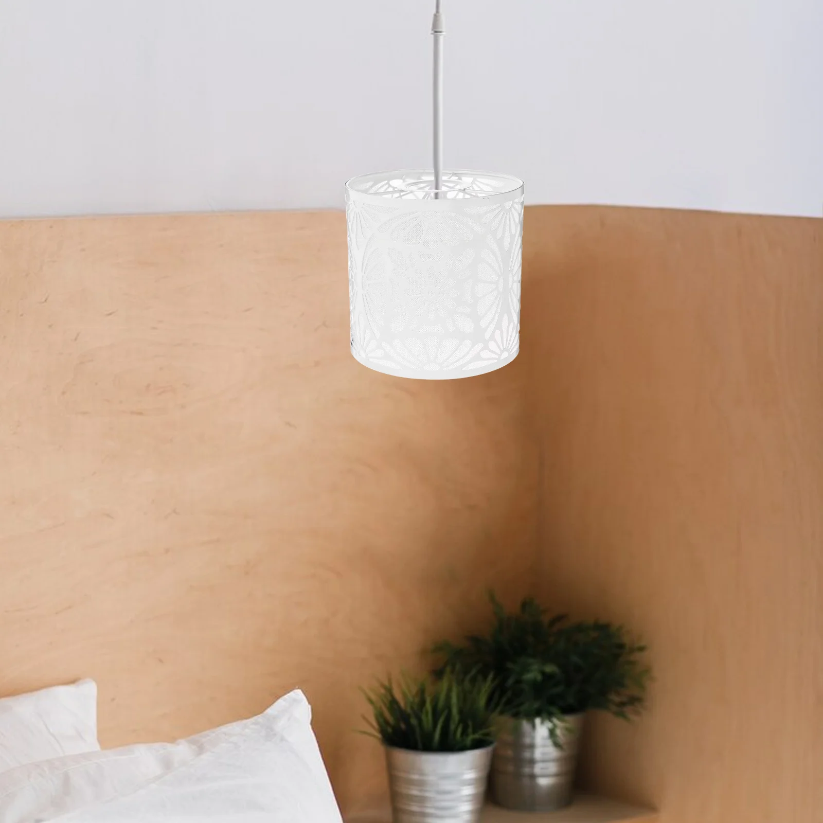 

Exquisite Iron Hollow Pendant Lamp Shade Simple Metal Lampshade for Ceiling Light Home Decoration Restaurant Corridor Light