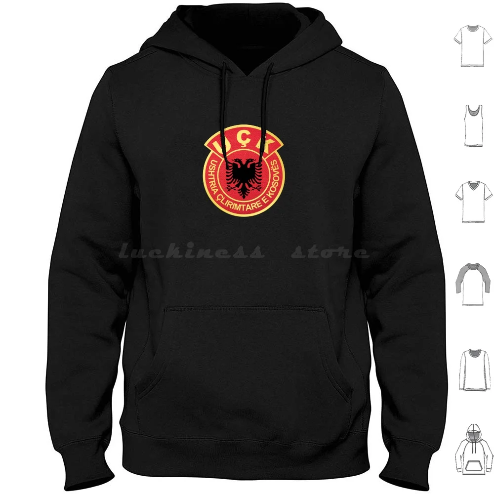 Uck Hoodies Long Sleeve Old Flag Albania Shqiperia Flamuri Albanian Flag Shqiptar Eagle Kuq E Zi Shqipni Pavaresia