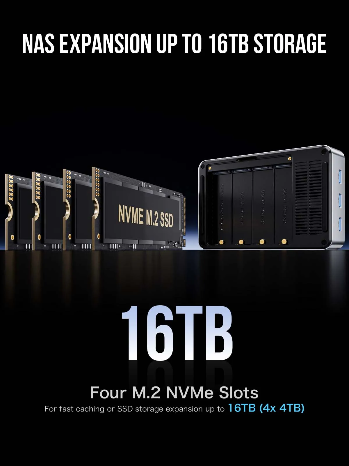 GMKtec G9 4 Bay كمبيوتر صغير Intel N150 LPDDR5 12GB 64GB eMMC Ubuntu SSD NVMe * 4 Win11 Pro WiFi6 BT5.2 كمبيوتر تخزين كبير لسطح المكتب