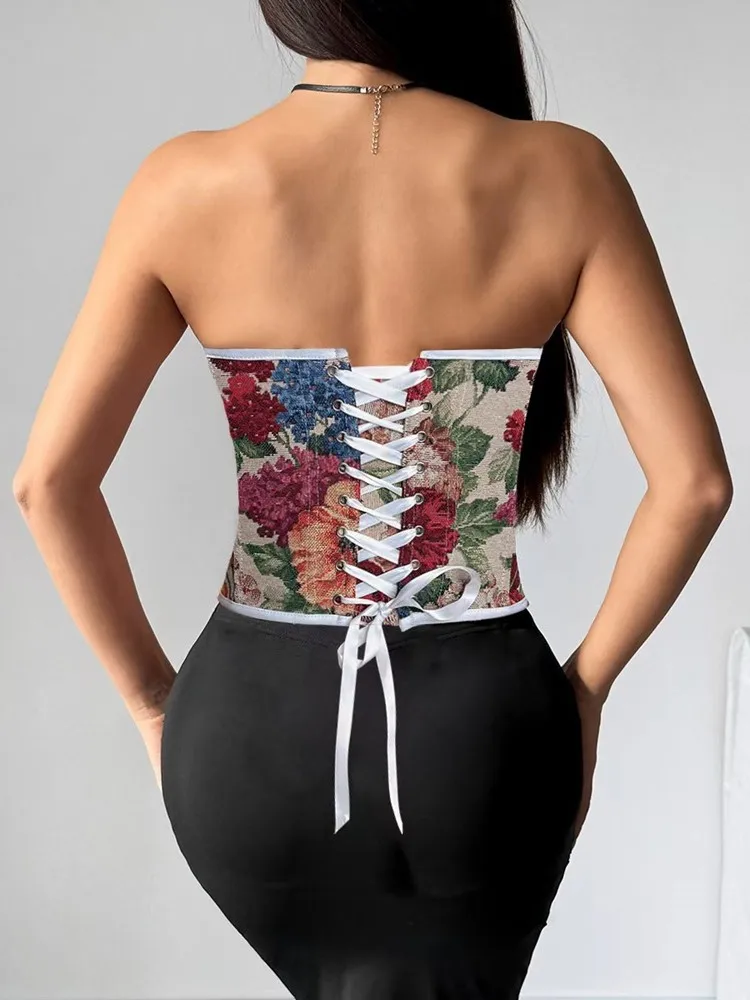 2026 frauen Sommer Liebsten Top Backless V-ausschnitt Grundlegende Braun Cami Ärmellose Spitze Up Tank Tops Frauen Sommer Leibchen