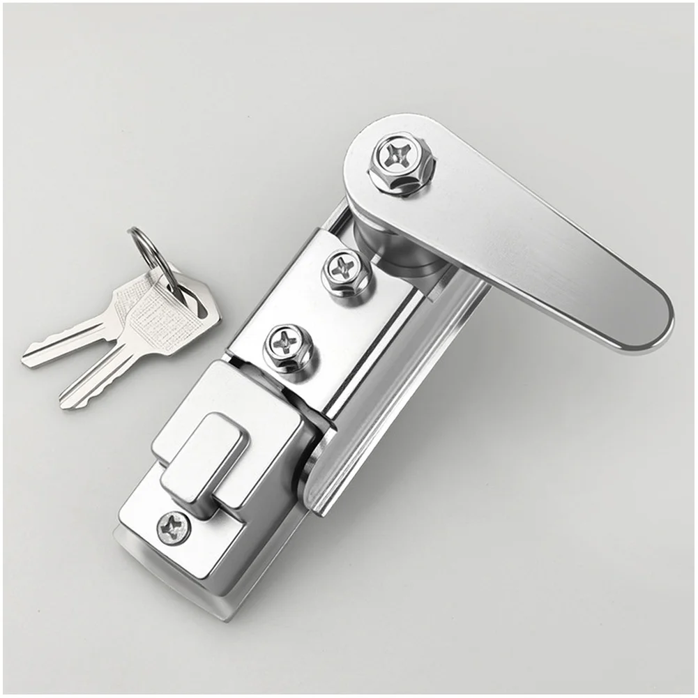 Practical New Zinc Alloy MS713 Flat Cabinet Lock Pry For Proof For Electrical Box Distribution Cabinet Industrial Door Hardware