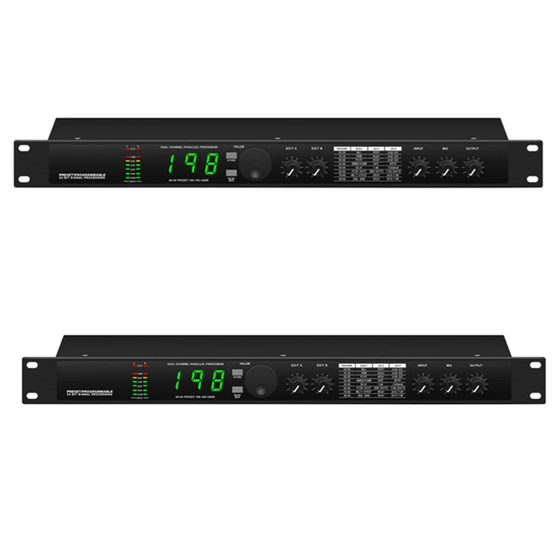 

Professional Digital Reverberation Multi Effect DSP Processor Audio Processor Equalizer Easy Install EU PLUG