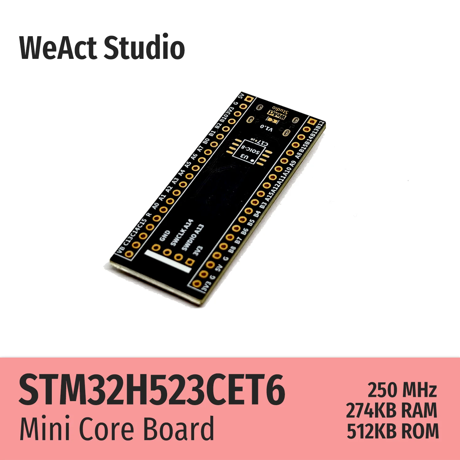 Рисунок 2 - WeAct STM32H523CET6 STM32H523CE