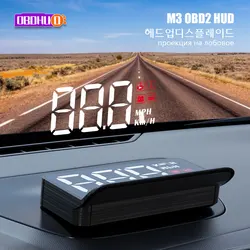 M3 Auto HUD OBD2 Head Up Display Proiezione su vetro Velocità auto Parabrezza Proiettore Tachimetro Allarme Accessori elettronici