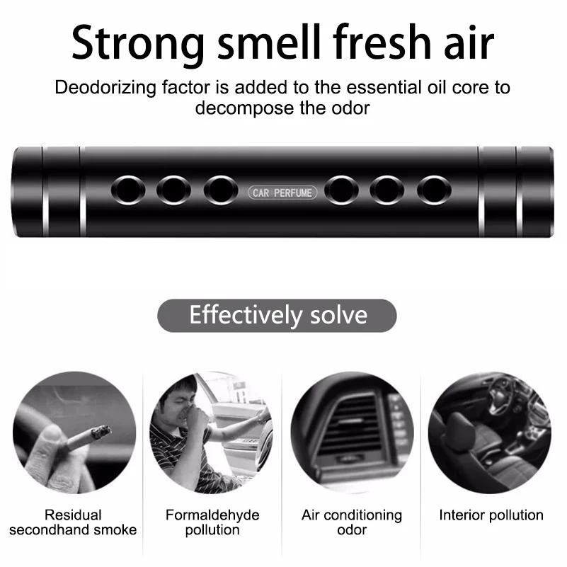 Car Universal Interior Air Freshener Outlet Aromatherapy Fragrance Car Perfume Solid Car Balm Air Conditioner Lasting Fragrance