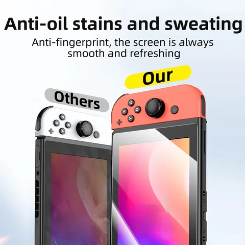 Защитная пленка из закаленного стекла для Nintendo Switch — пример использования