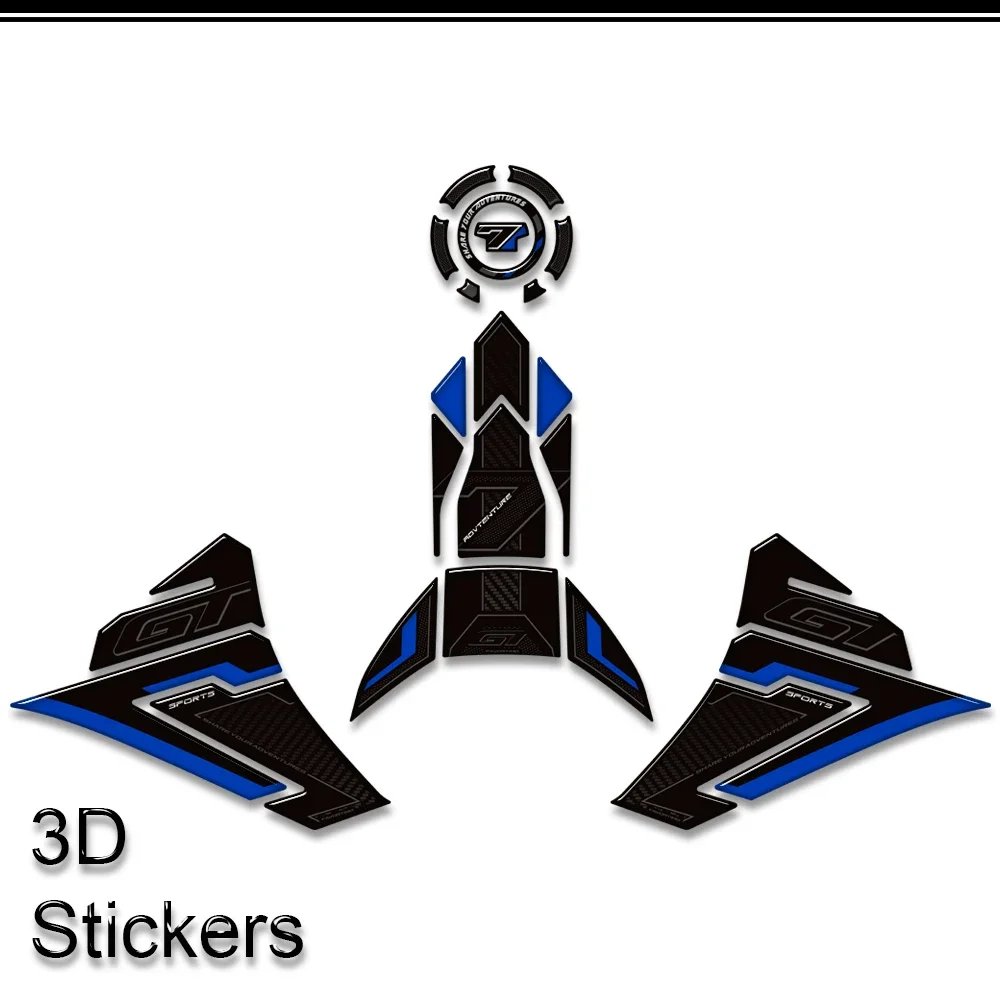 Nebula White Fuel Tank Pad Sticker Protection Motorcycle Decal  For Yamaha Tracer 7GT  Tracer 7 GT 7GT 2025 2026