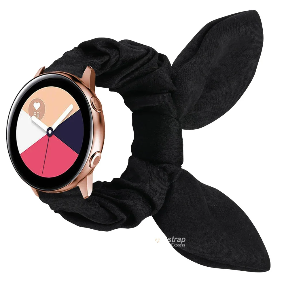 Women Scrunchie Elastic Strap for Samsung Galaxy Watch 4 5 3 41/45 Classic 42mm 46mm Active 2 for Huawei Watch band Fashion band