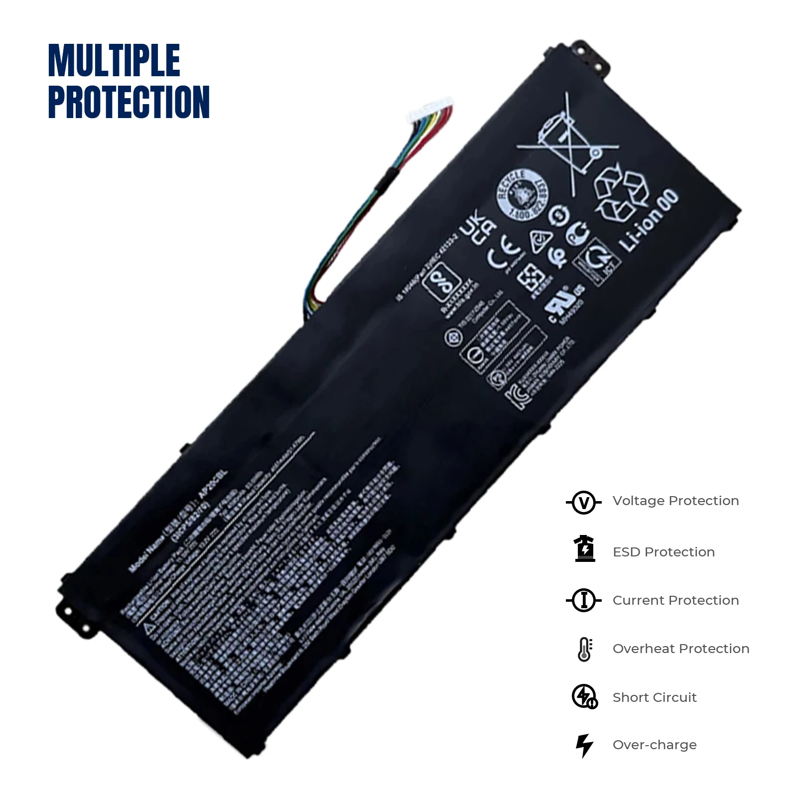 YOOFAN New AP20CBL Laptop Battery For Acer Chromebook 315 CB315-4H,511 C734,514 CB514,C815 Swift SF314-43-R2R4,R5-5500U