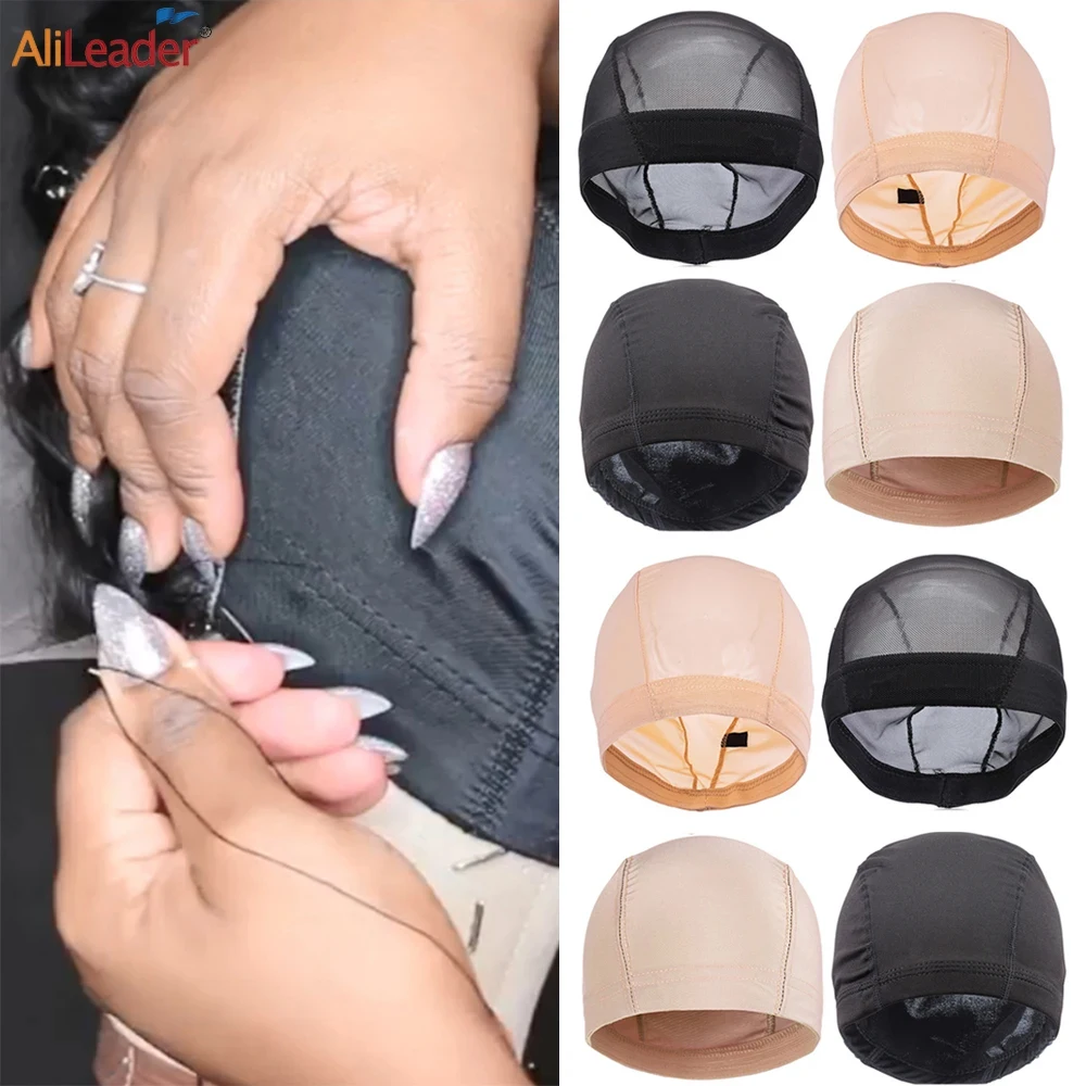 

Wholesale DIY Wig Making Caps Black Mesh Cao Dome Cap Breathable Nylon Wig Hair Net Cap for Making Wig