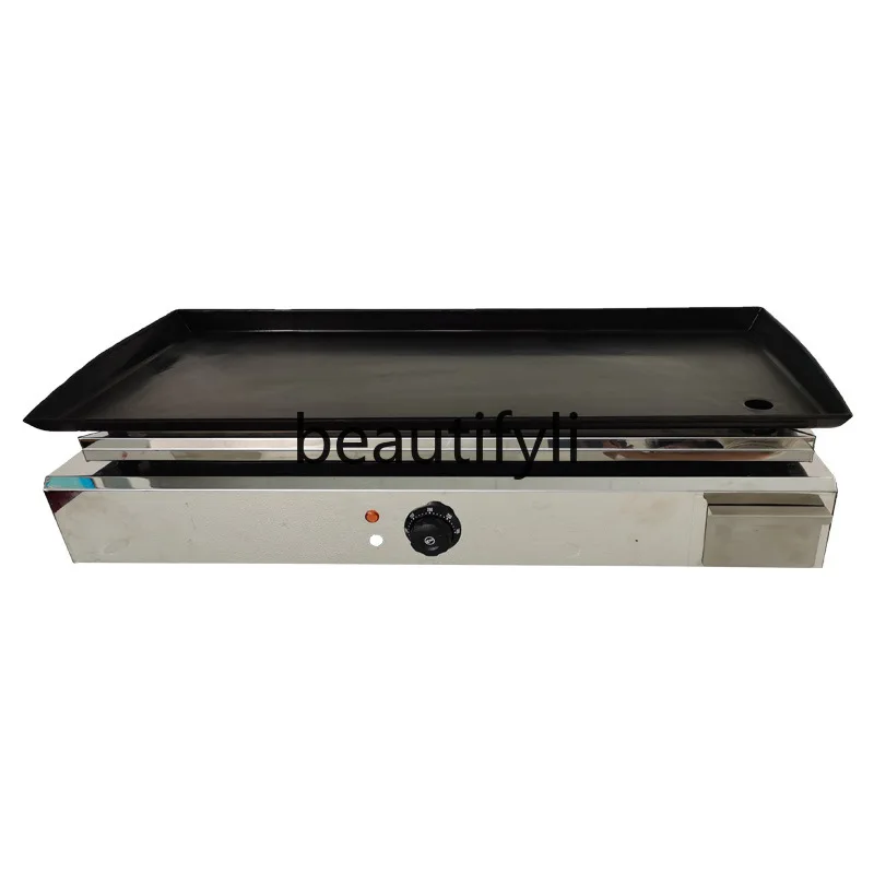 

Electric grilling furnace Commercial electric heating pancake machine Thickened iron plate sizzling iron plate equipment