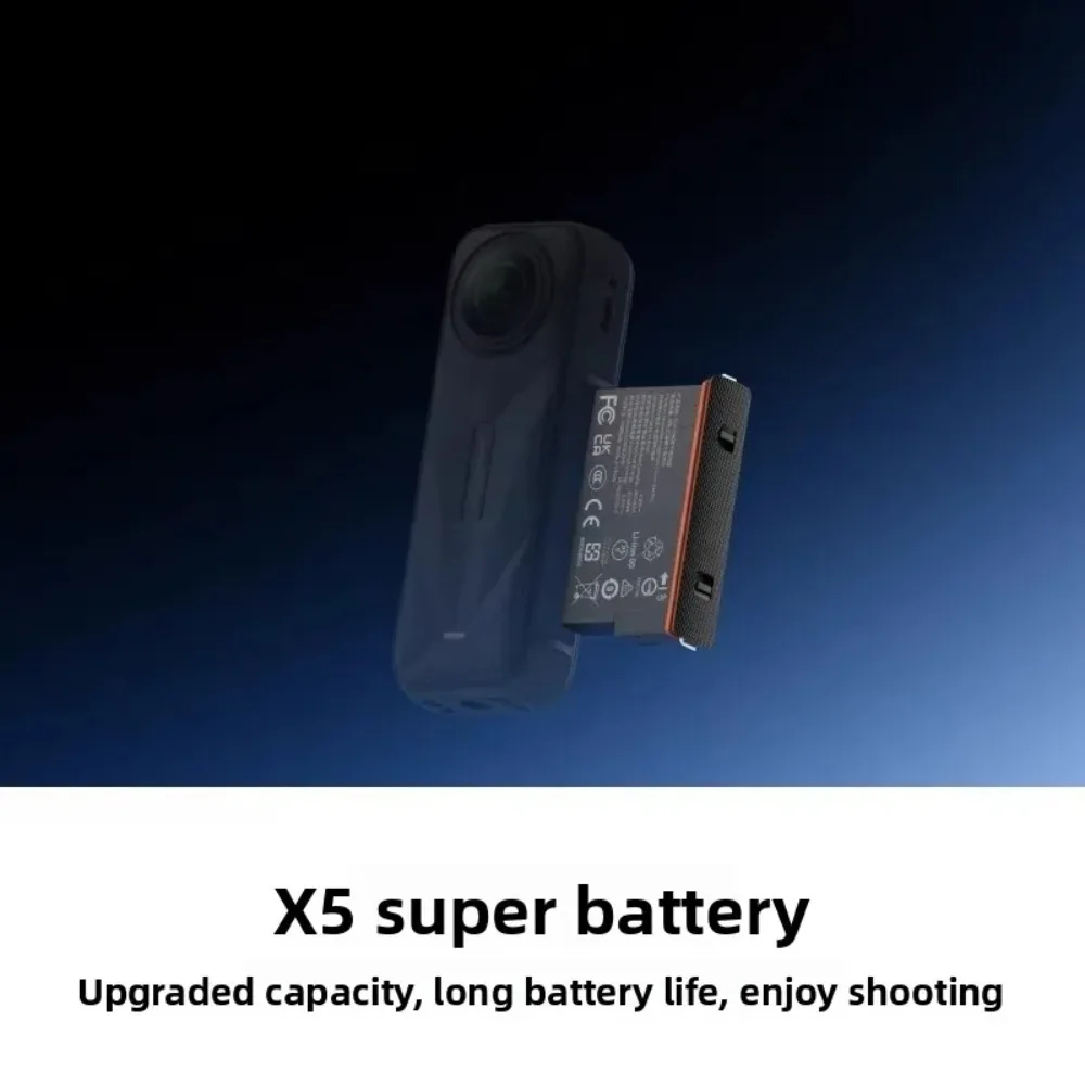 2800mAh 3.87V Rechargeable Battery Fast Charger Hub Kit For Insta360 X5 Panoramic Camera Power Accessories Fast Shipping