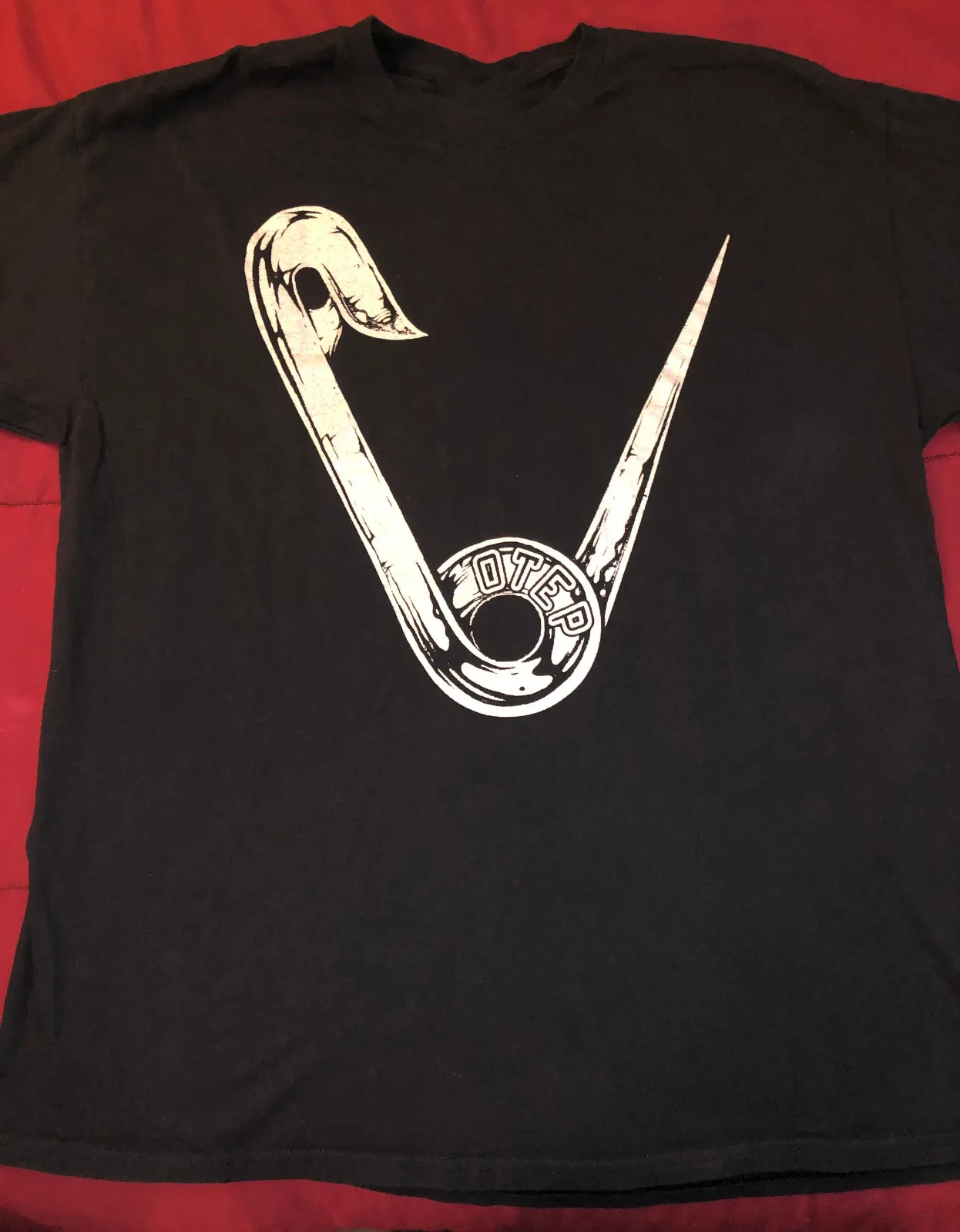 

Черная футболка всех размеров из плотного хлопка Vtg Otep Perfectly Flawed