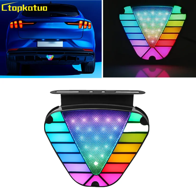 

Truck Tail Light Multicolor RGB Strobe Light Car Brake Driving Stop Lamp 12V 24V LED Flash Anti-tail Warning Signal Lamp