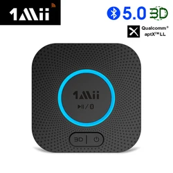 1Mii B06Plus Bluetooth Audio Receiver aptX LL 3D Long Range Dual Link 3.5mm Aux Bluetooth Adapter for Car Headphone Home Stereo