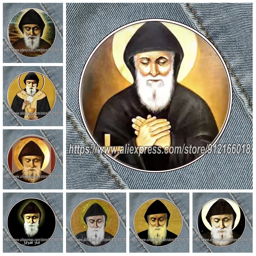 1-шт-новый-дизайн-из-нержавеющей-стали-брошь-saint-charbel-художественная-картина-стеклянный-купол-булавки-st-charbel-значок-для-молитвы-Рождественский-подарок