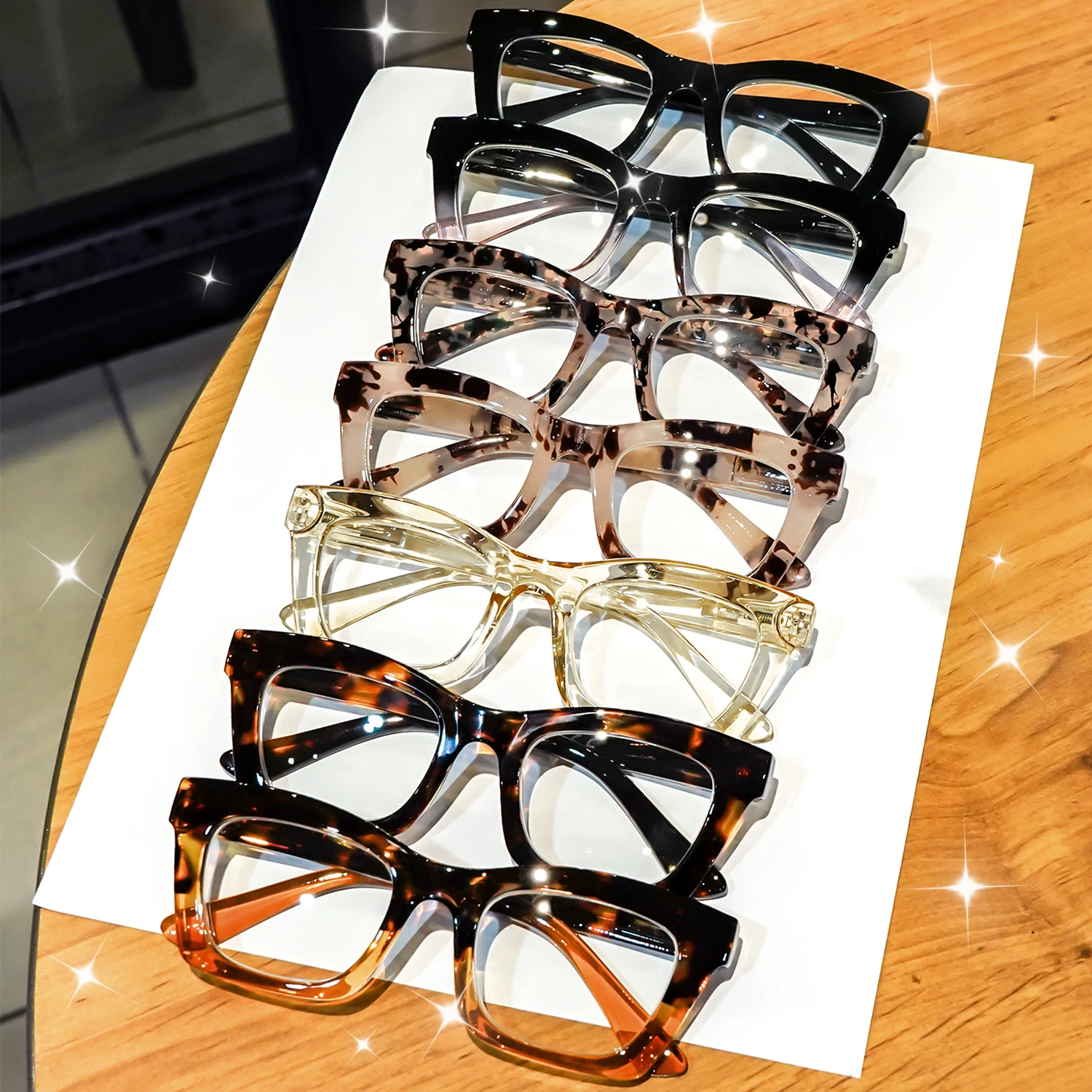 2 Stück schicke Cat-Eye-Lesebrillen für Damen und Herren, Vintage-Lesebrillen, ideal zum Lesen am Computer, modische, langlebige Brillen