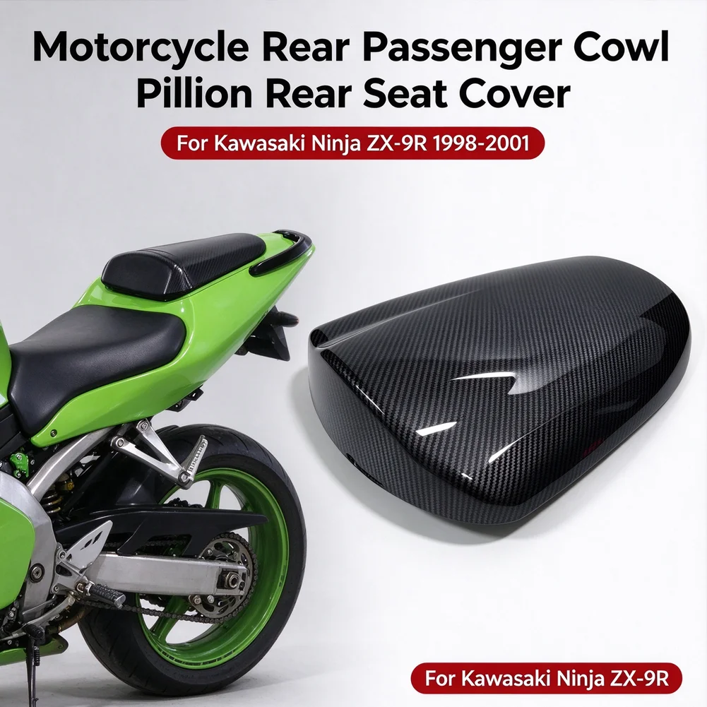 カワサキ・ニンジャ-zx9r-zx-9r-zx-9r-1998-1999-2000-2001年式用、オートバイ用リアシートカバー、シングルシートカウル、リアフェアリング部品