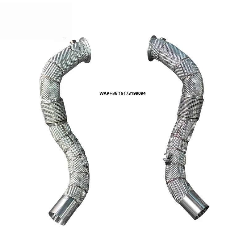 

Performance Downpipe for 650i F06 N63 4.4L V8 Turbo Engine 2011-2018 High Flow Exhaust Front Pipe Upgrade