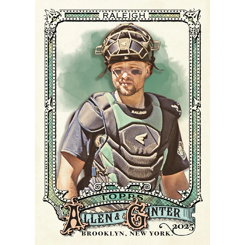 

Коробка для хобби Allen Ginter Topps 2025 года, уникальная коллекция мини-реликов и художественных карточек, подарочный набор для инвесторов в винтажном стиле премиум-класса для детей