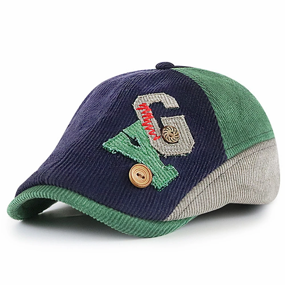 Kinder Winter Baskenmütze Junge Newsboy Cap Mädchen Achteck Hüte Mann Frau Kleine Größe Ivy Caps 52-56 cm