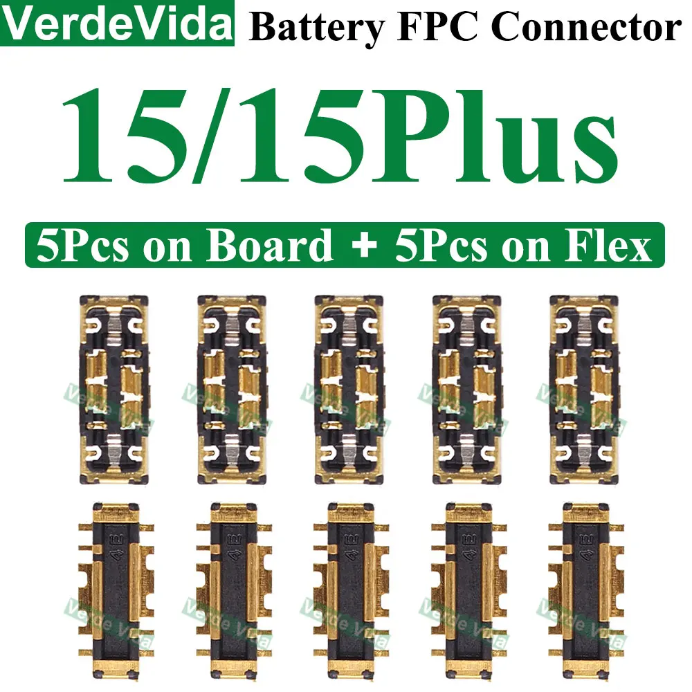 10Pcs Battery FPC Connector For iPhone 11 12 13 15 16 Pro Max 14 Plus XS XR X 16Pro 12Pro 13Pro image 3