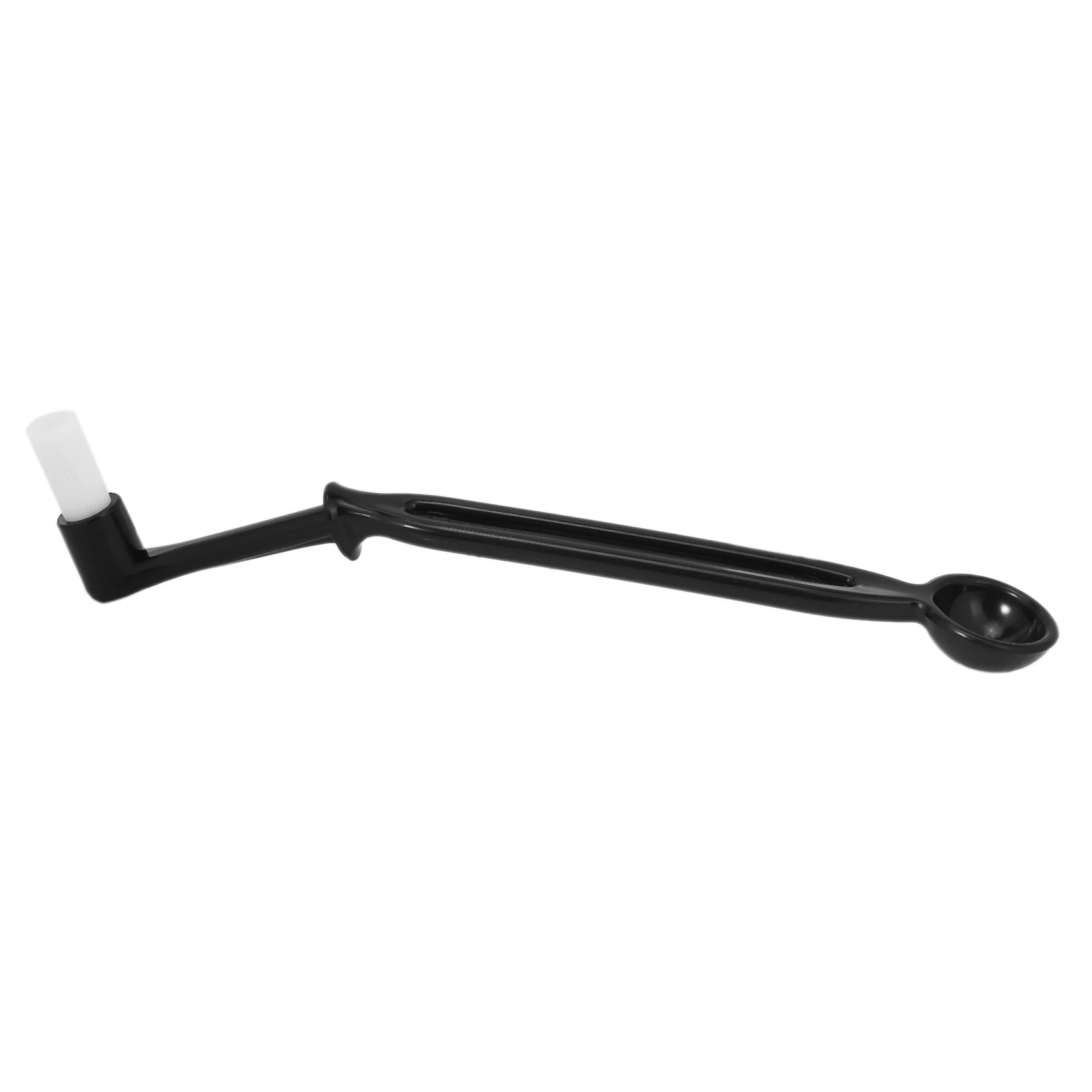 DT19-2 In 1 Coffee Machine Grouphead Cleaning Brush Spoon Angled Detergent Scoop