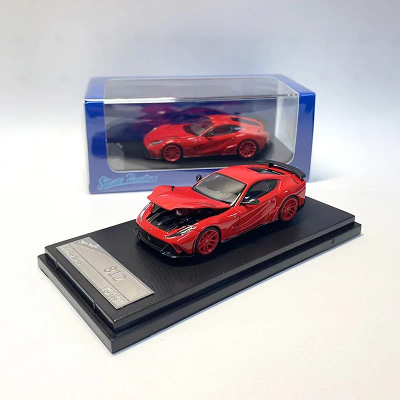 Stance Hunters 1:64 Model Car Novitec 812 N-Largo Alloy Die-Cast Sport Vehicle Collection- Red