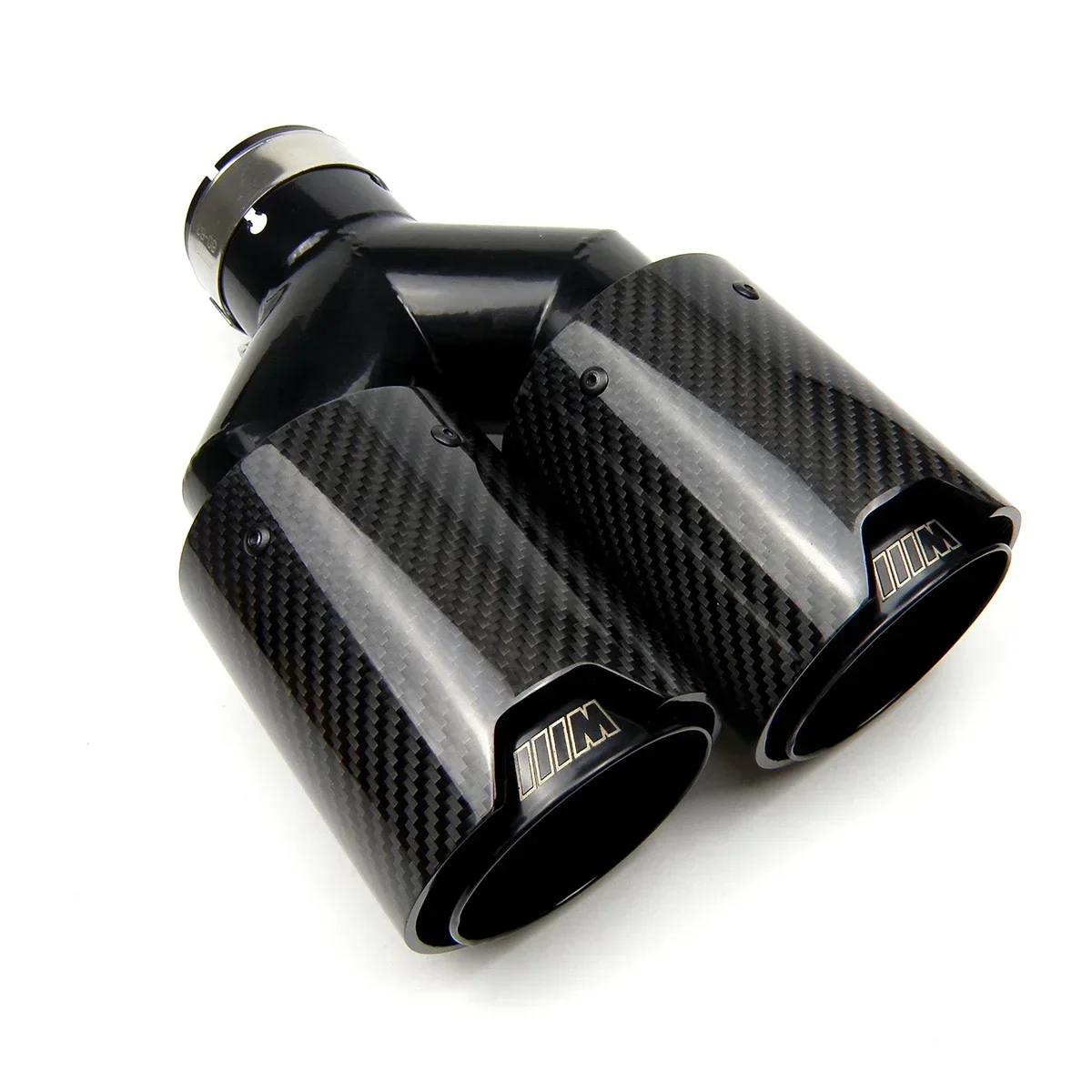 

Dual Carbon Fiber Universal M Performance Exhaust Pipe End Muffler Tips for BMW 5 Series F10 X3 F25 X4 F26 X5 F15 X6 F16