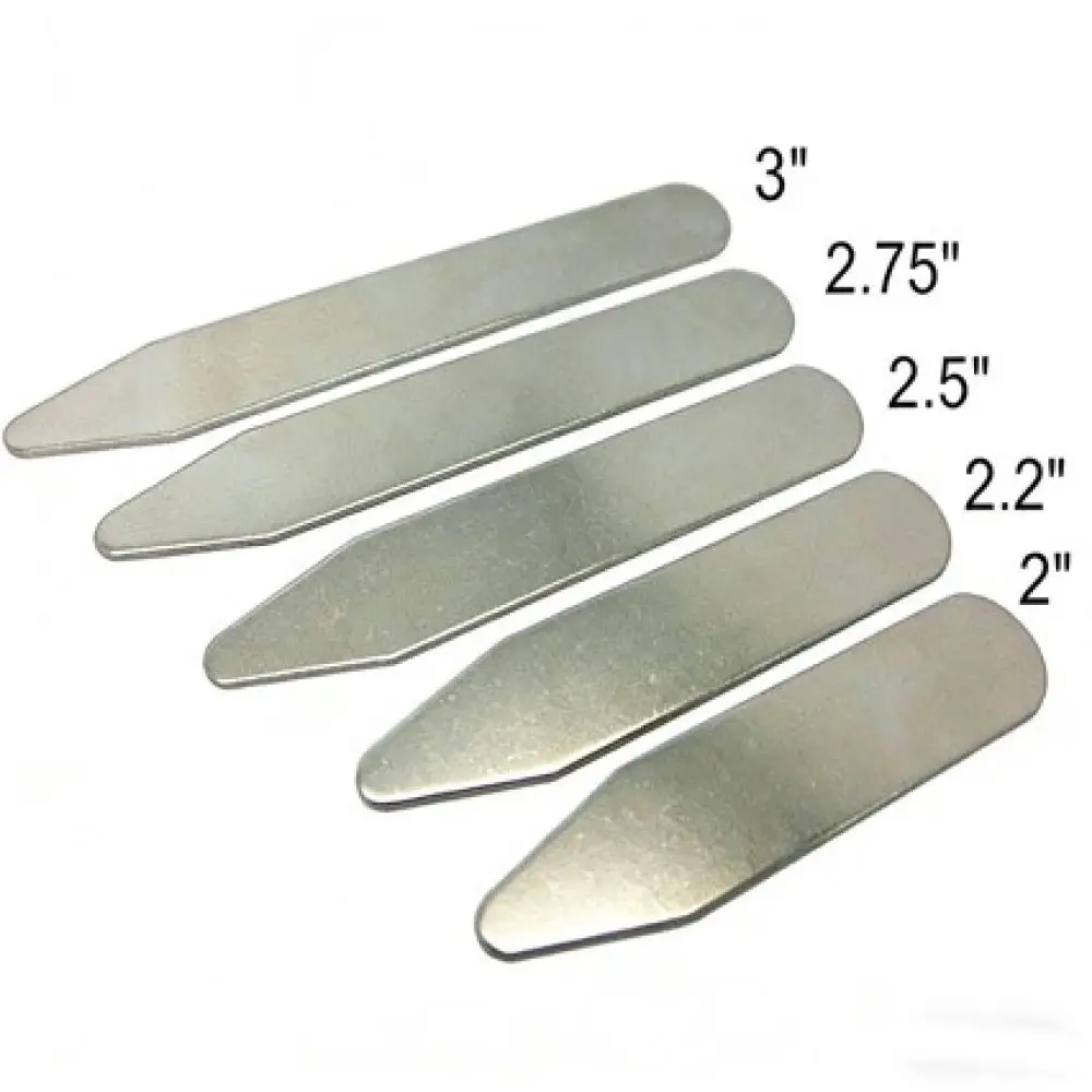 Stainless Steel Shirt Collar Stays For Men Formal Dress Shirt Stiffening Plates Durable Invisible Collar Support Tool