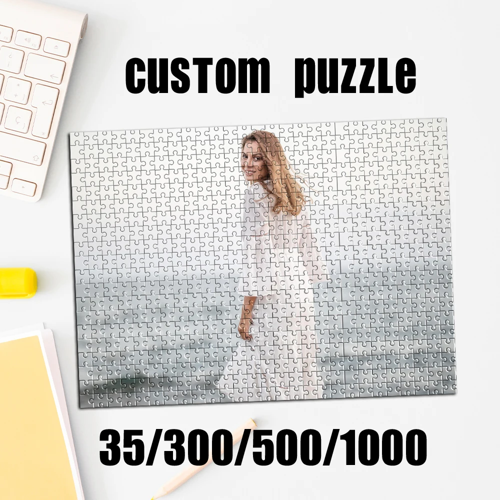 35/300/500/1000pcs Personalized Custom Photo Puzzle Photo This Personalized Puzzle Can Be A Unique Gift For Family