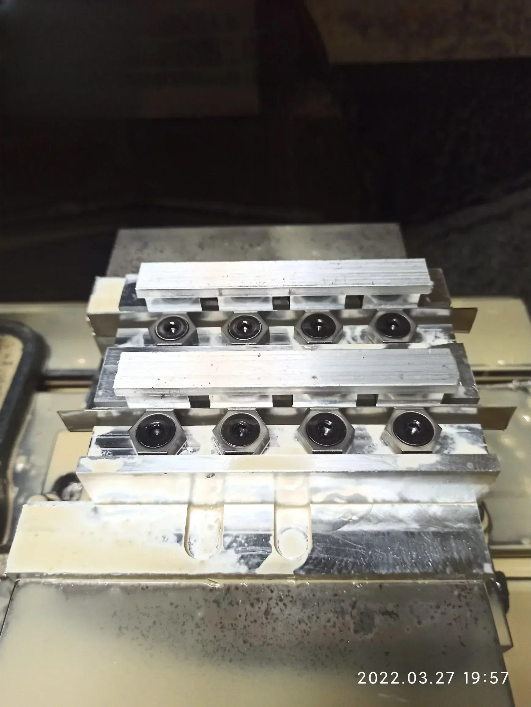 CNC Machining Center Hexagonal Side Fixed Fixture Small Precision Clamping Block OK Fixture Multi Station Product Batch