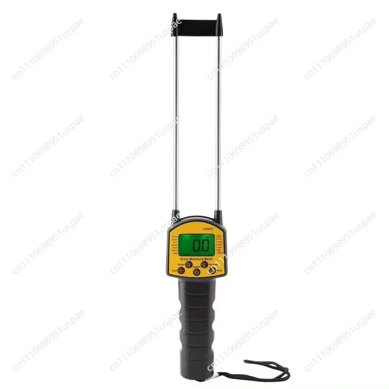 Digital Grain Moisture Tester for Corn Wheat Rice Beans Peanuts, Portable Moisture Meter for Grain and Seeds